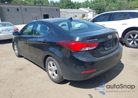 2014 Hyundai Elantra Se z USA, uszkodzony, nr VIN 5NPDH4AEXEH538114